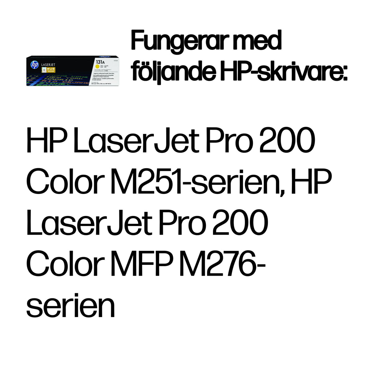 HP 131A gul LaserJet-tonerkassett