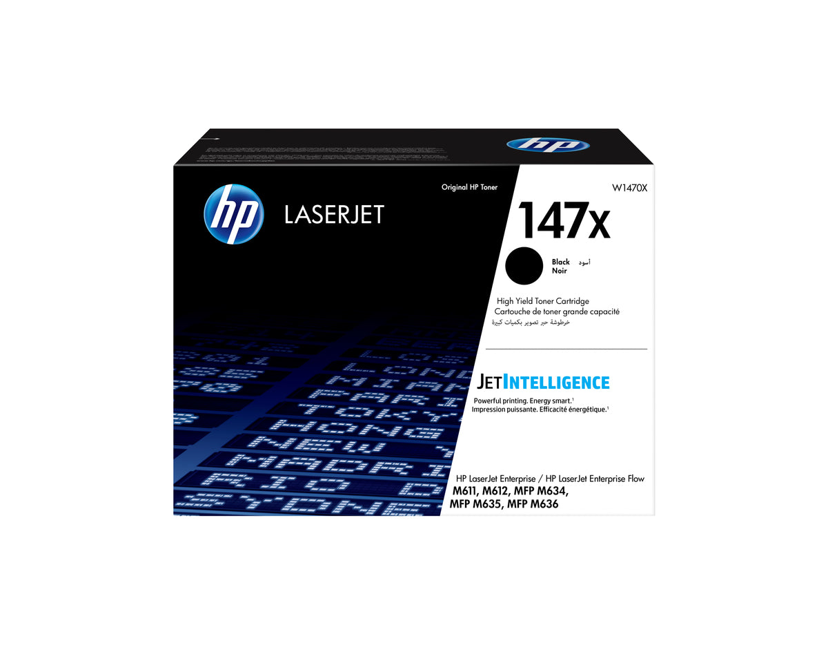 HP LaserJet 147X svart original -tonerkassett med hög kapacitet