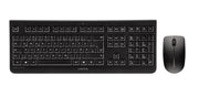 CHERRY DW 3000 tangentbord Mus inkluderad Universal RF Trådlös AZERTY Belgiskt Svart