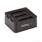 StarTech.com USB 3.1-dockningsstation (10 Gbps) med två fack för 2,5"/3,5" SATA