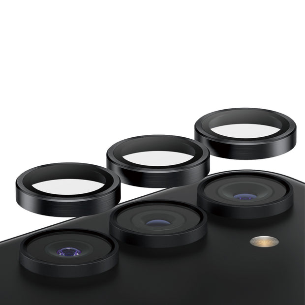 PanzerGlass Hoops Camera Lens Protector Black Samsung Galaxy S24+ Genomskinligt