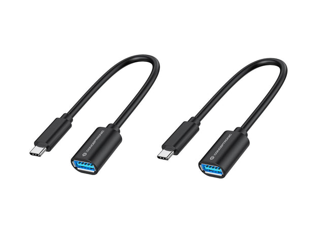 Conceptronic ABBY11B USB-kablar USB 3.2 Gen 1 (3.1 Gen 1) 0,2 m USB C USB A 5 Gbit/s Svart