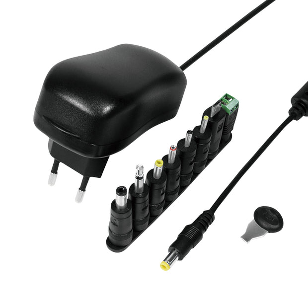 LogiLink PA0167 eladaptrar inomhus 12 W Svart