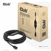 CLUB3D CAC-1538 USB-kablar USB 3.2 Gen 1 (3.1 Gen 1) 10 m USB C USB A 5 Gbit/s Svart