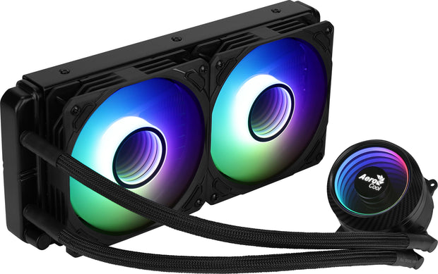 Aerocool Mirage L240 Processor Allt-i-ett vätskekylare Svart