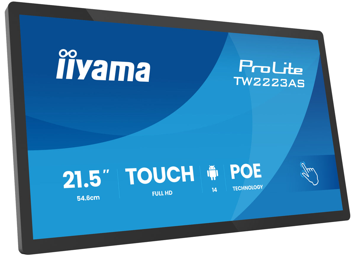 iiyama TW2223AS-B3P skyltställ Interaktiv plattskärm