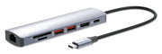 Manhattan 153966 dockningsstationer för bärbara datorer Kabel USB 3.2 Gen 2 (3.1 Gen