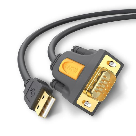 Ugreen 20210 seriella kablar Svart 1 m USB 2.0 RS-232