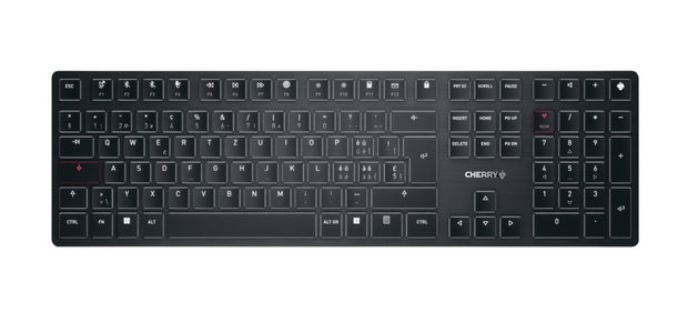 CHERRY KW X ULP tangentbord Hem / Kontor USB + RF Wireless +