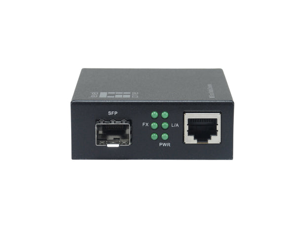 LevelOne GVM-2000 mediakonverterare för nätverk 1000 Mbit/s Svart - 1x1G