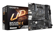 GIGABYTE B550M K moderkort AMD B550 Uttag AM4 micro ATX