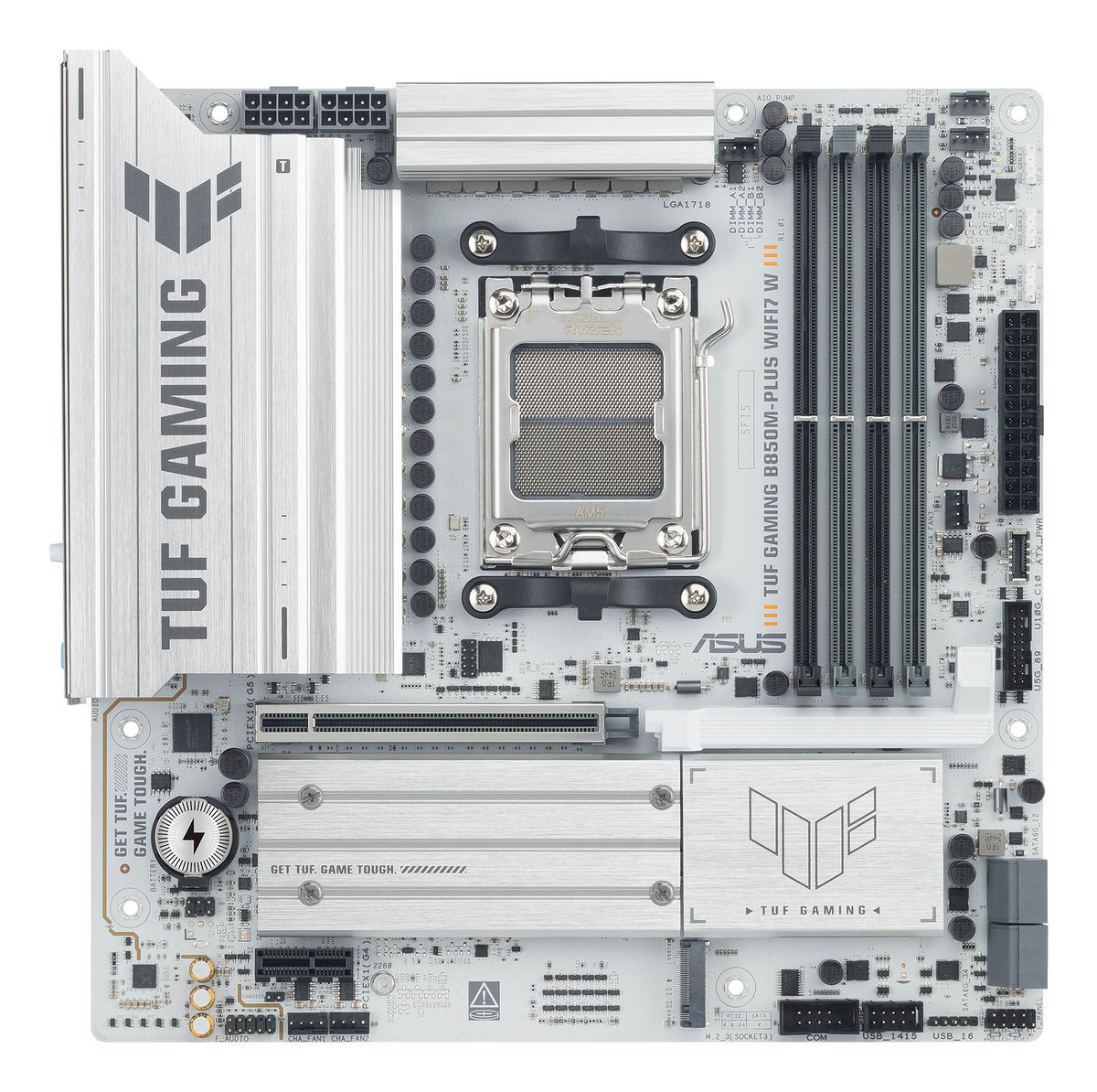 ASUS TUF GAMING B850M-PLUS WIFI7 W AMD B850 AM5-sockel micro ATX
