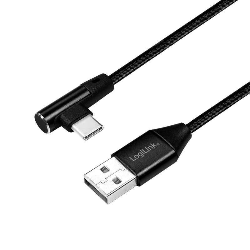 LogiLink CU0137 USB-kablar USB 2.0 0,3 m USB A USB C 0,48 Gbit/s Svart