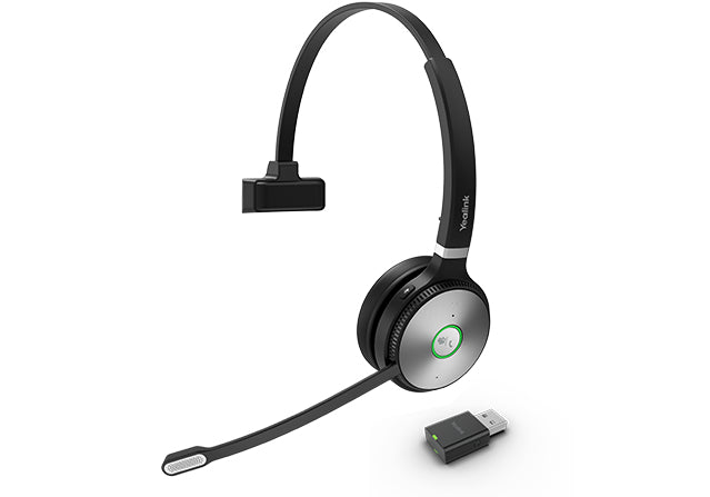 Yealink WH62 Portable Headset Trådlös Huvudband Samtal/musik Svart