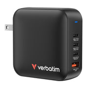 Verbatim Mini GaN Charger 165W Universal Svart AC Snabb laddning inomhus