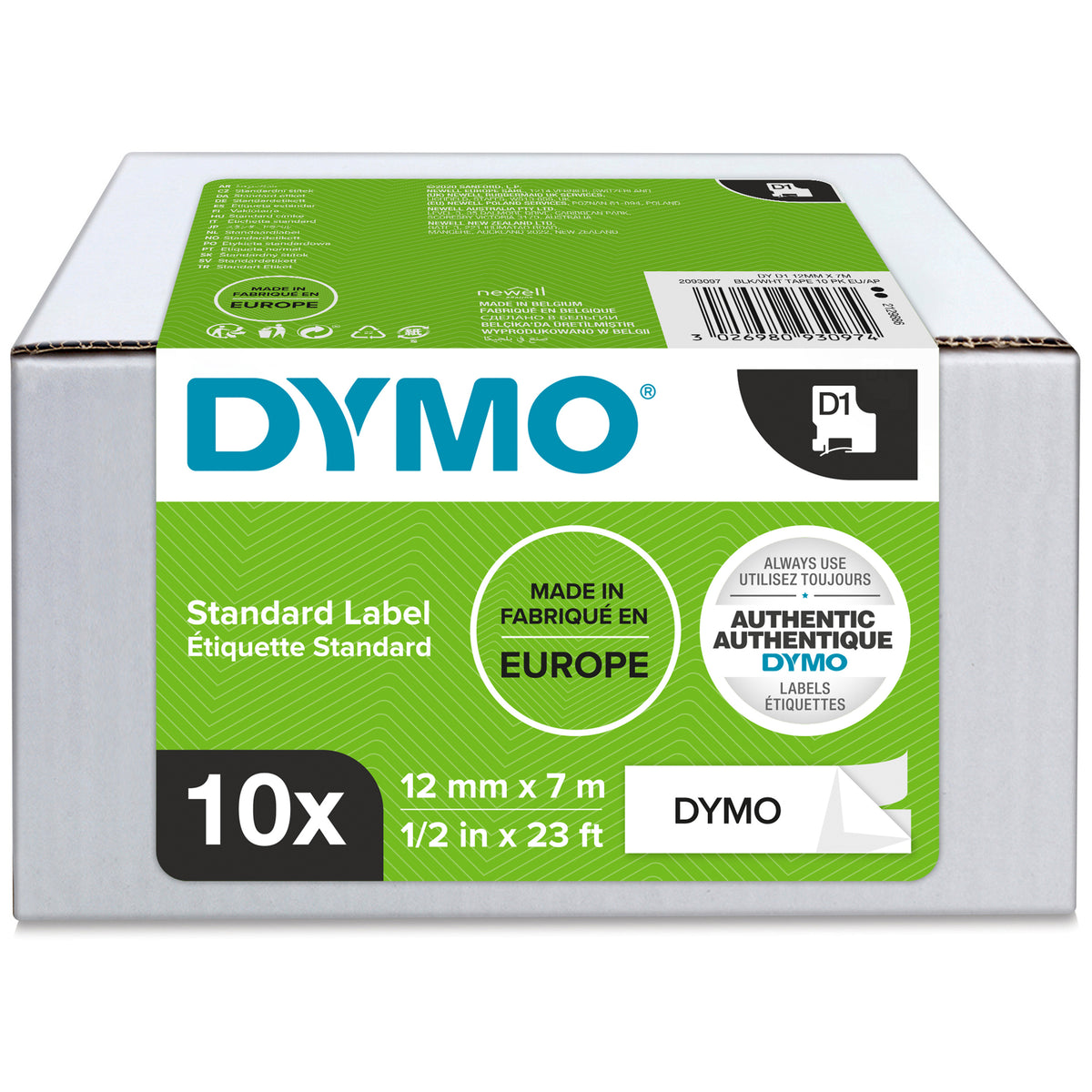 DYMO D1-originaletiketter