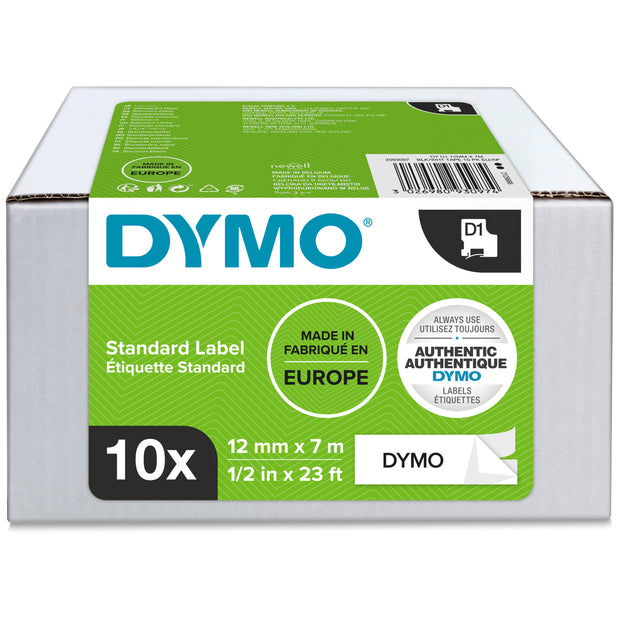 DYMO D1-originaletiketter utskriftsbara Etiketter