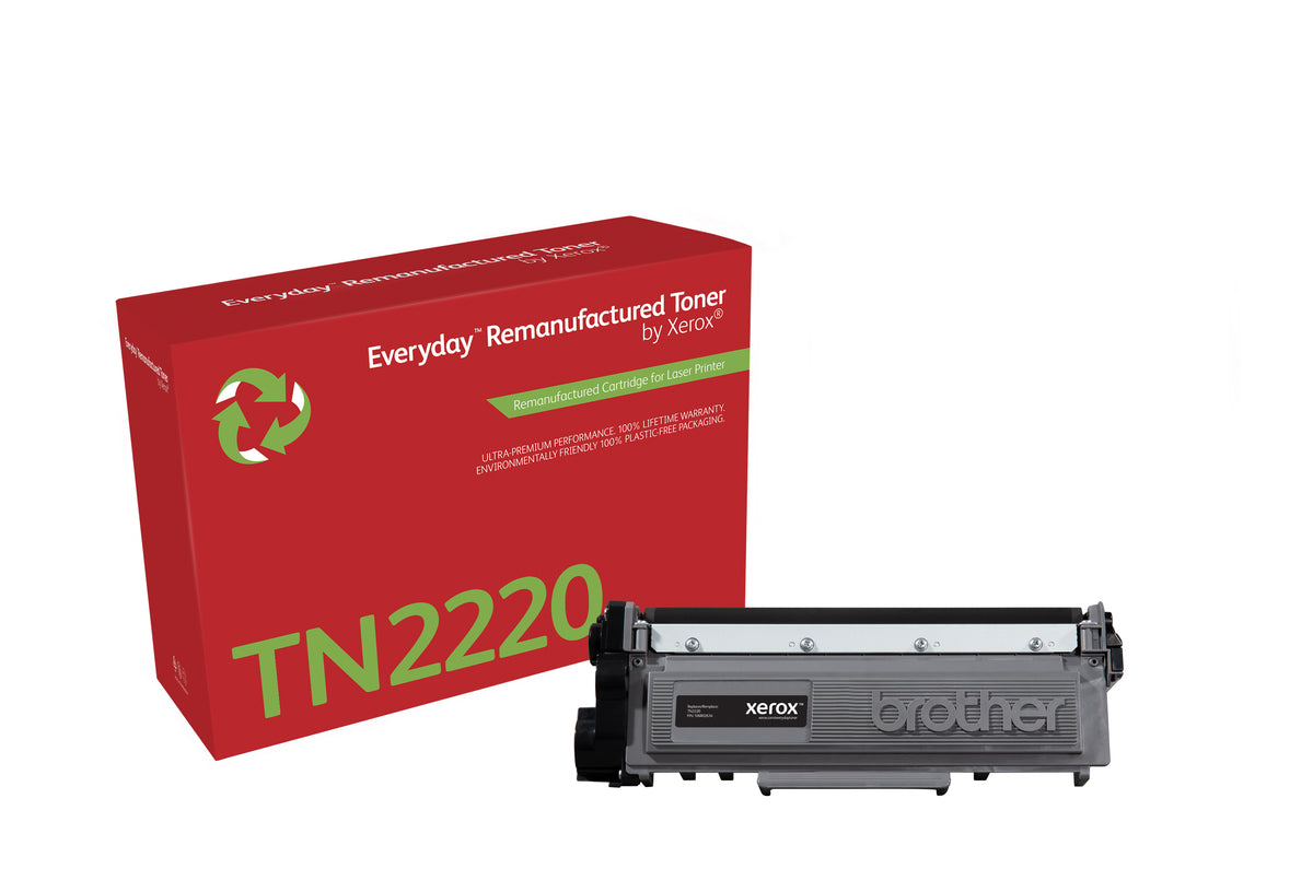 Everyday Mono Remanufactured Toner by Xerox compatible with Brother TN2220