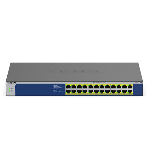 NETGEAR GS524PP Ohanterad Gigabit Ethernet (10/100/1000) Strömförsörjning via Ethernet (PoE) stöd Grå