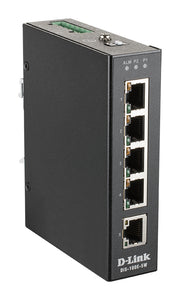 D-Link DIS-100E-5W nätverksswitchar Ohanterad L2 Fast Ethernet (10/100) Svart