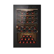 Haier Wine Bank 50 Serie 3 HWS49GAE Vinkylare med kompressor Fristående Svart 49