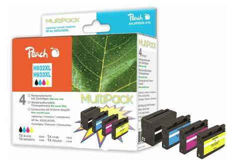 Peach PI300-416 PagePack Svart bläckpatron