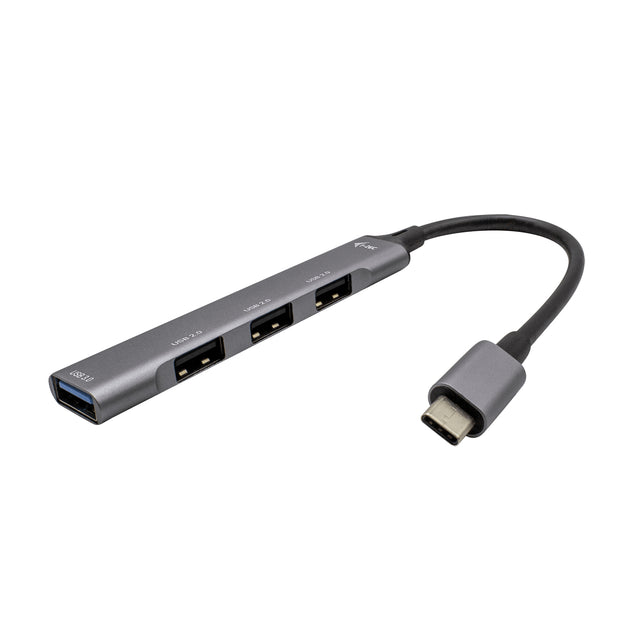 i-tec Metal C31HUBMETALMINI4 gränssnittshubbar USB 3.2 Gen 1 (3.1 Gen 1) Type-C