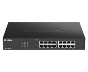 D-Link DGS-1100-16V2 hanterad L2 Gigabit Ethernet (10/100/1000) Svart