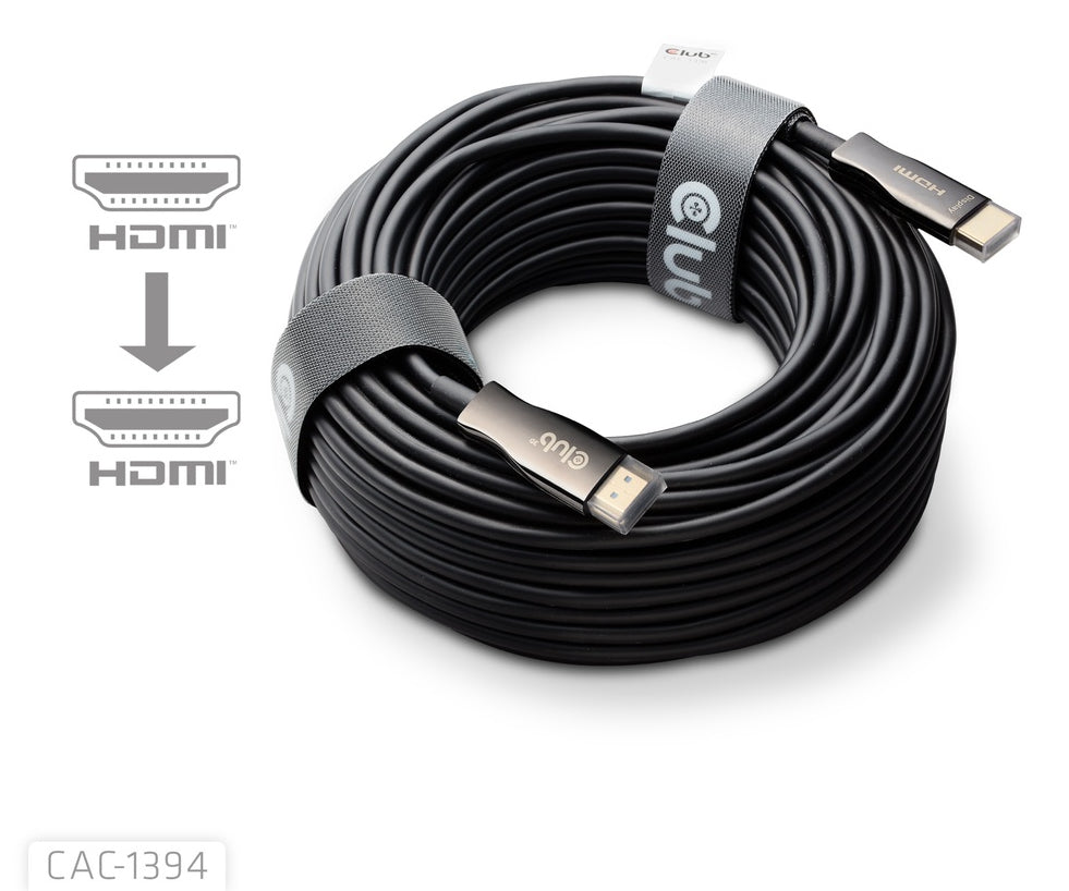 CLUB3D CAC-1394 HDMI-kabel 100 m HDMI Typ A (standard) Svart