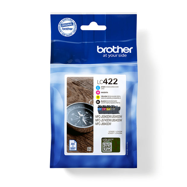 Brother LC422VAL bläckpatroner Original Svart