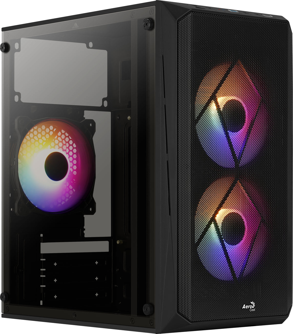 Aerocool CS107V2 datorväskor Mini Tower Svart