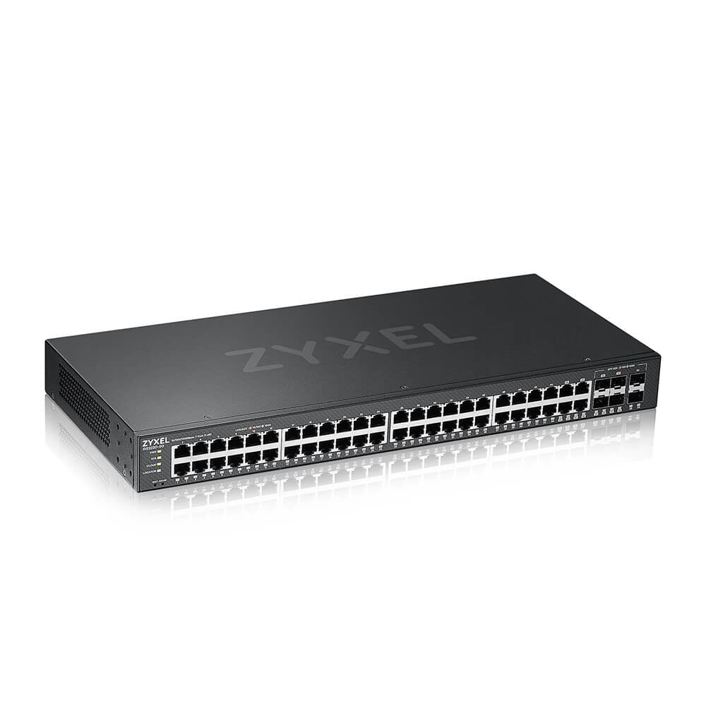 Zyxel GS2220-50-EU0101F nätverksswitchar hanterad L2 Gigabit Ethernet (10/100/1000)