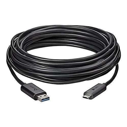 HP Poly Active Optical USB 3.1 Cable (10M) USB-kablar USB 3.2 Gen 1 (3.1 Gen 1) USB A USB C Svart