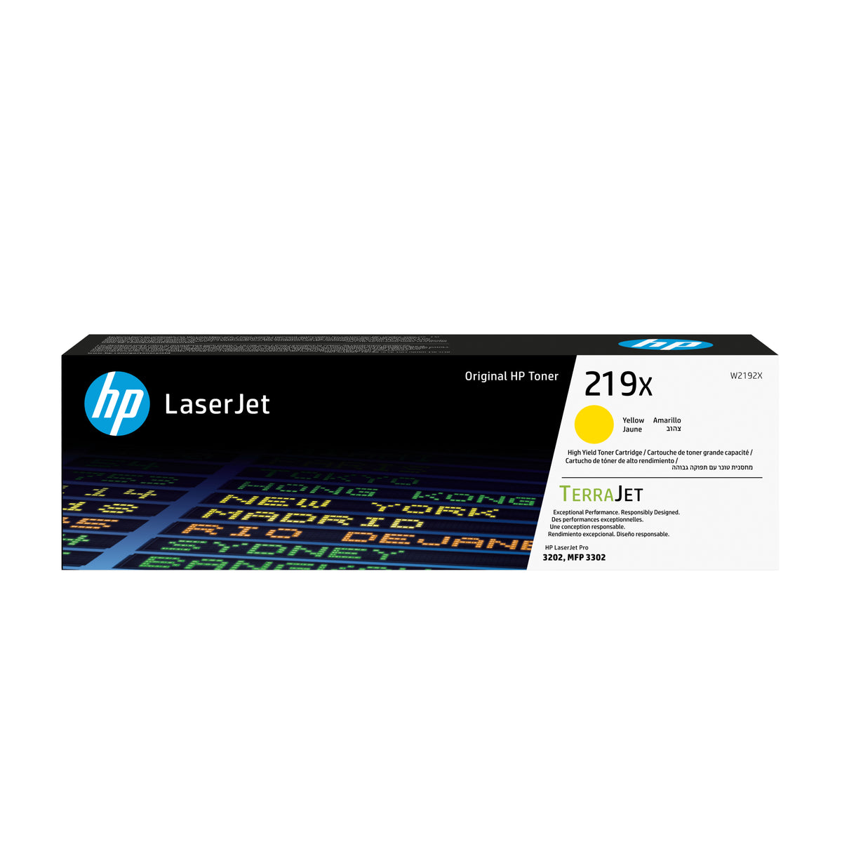 HP 219X gul LaserJet-originaltonerkassett med hög kapacitet