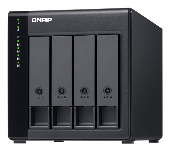 QNAP TL-D400S Hölje för lagringsenheter HDD- / SSD kabinett Svart