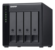 QNAP TL-D400S Hölje för lagringsenheter HDD- / SSD kabinett Svart