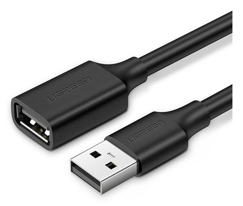 Ugreen US103 USB-kablar USB 2.0 3 m USB A 0,48 Gbit/s Svart