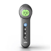 Braun BNT 400 BK Beröringsfri termometer Grå Panna Knappar