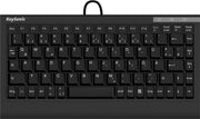KeySonic ACK-595C+ (DE) tangentbord Kontor USB QWERTZ tyska Svart