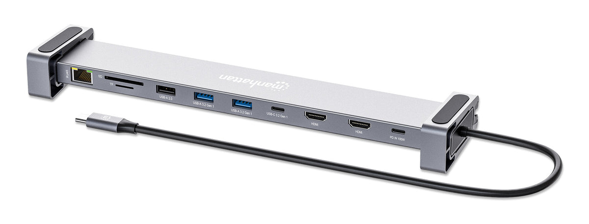 Manhattan 190398 dockningsstationer för bärbara datorer Kabel USB 3.2 Gen 1 (3.1 Gen