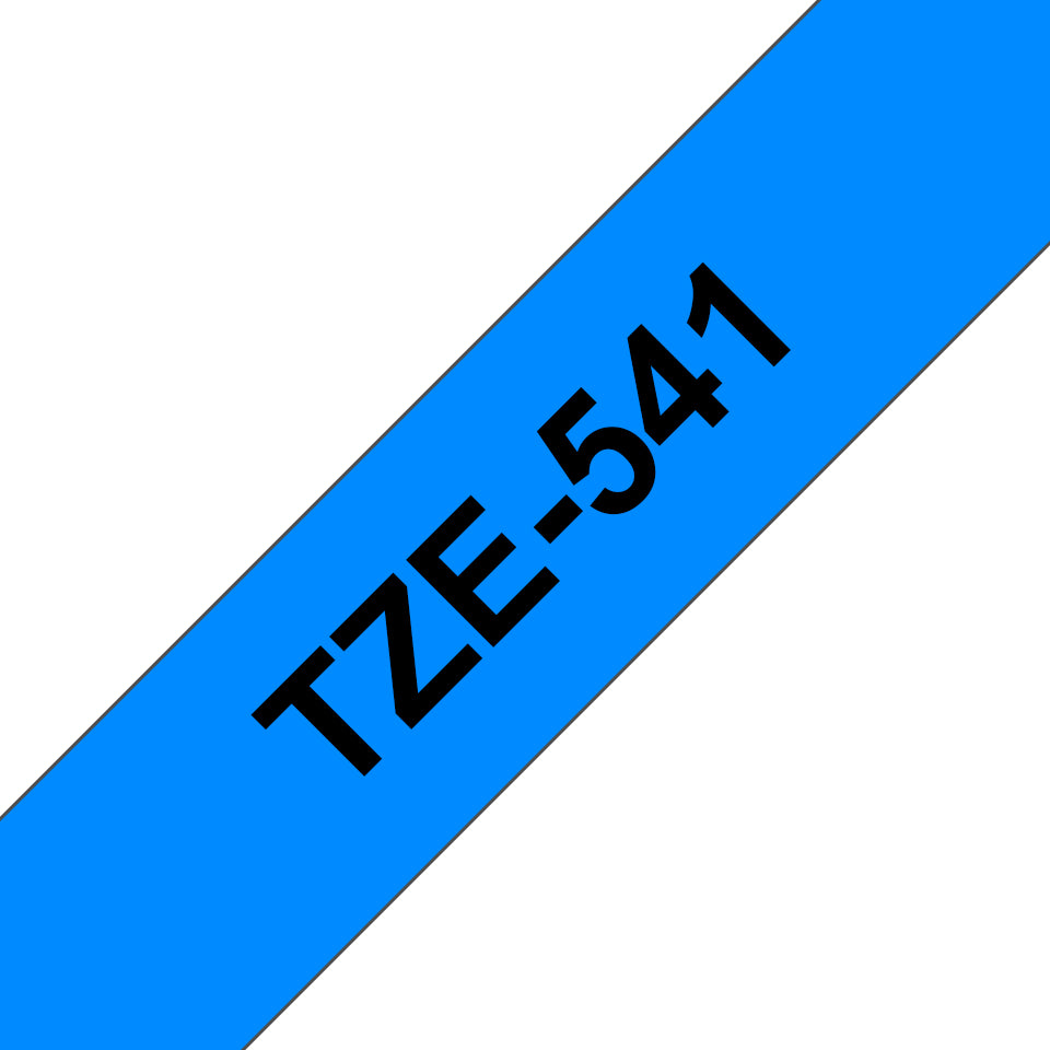 Brother TZE-541 etikett-tejp Svart på blått