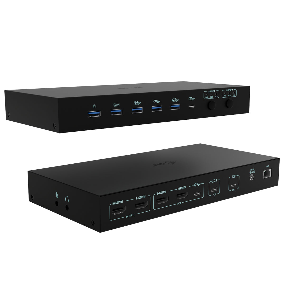 i-tec C31KVMDOCKPDPRO dockningsstationer för bärbara datorer Kabel USB 3.2 Gen 1