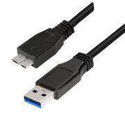 LogiLink CU0026 USB-kablar USB 3.2 Gen 1 (3.1 Gen 1) 1 m USB A Micro-USB B 5 Gbit/s