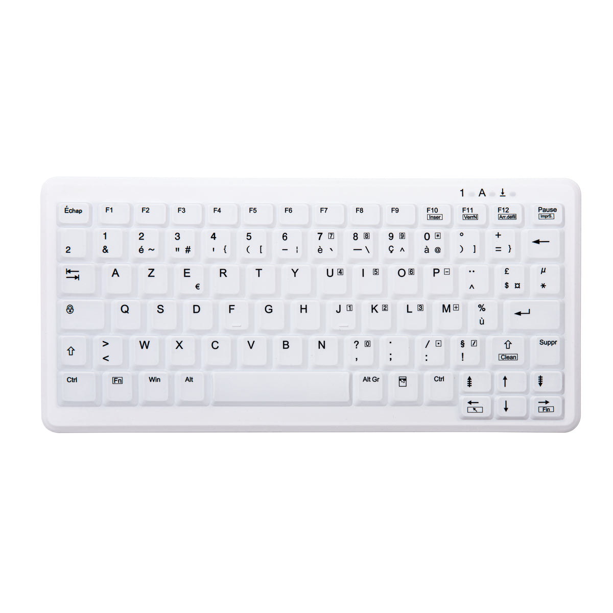 Contour Design Active Key AK-C4110 tangentbord Medical RF Trådlös AZERTY Fransk Vit