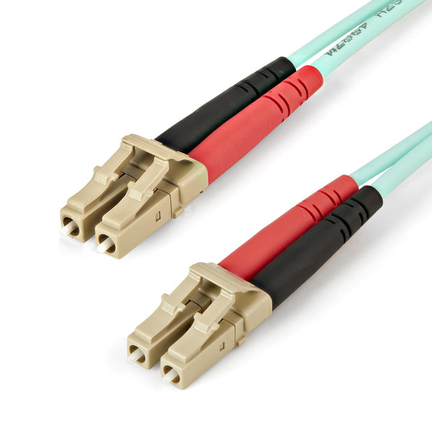 StarTech.com Aqua OM4 Duplex fiberoptisk kabel i multiläge -