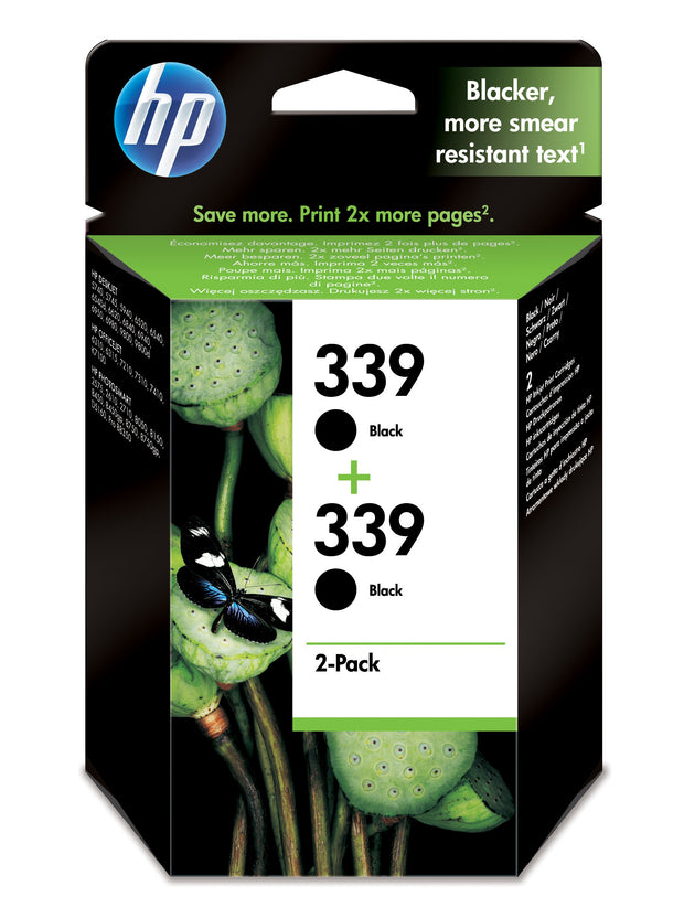 HP 339 bläckpatroner Original Hög (XL) avkastning Svart