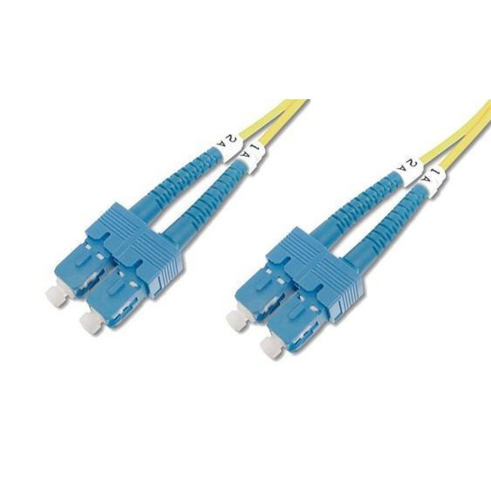 Techly 1m SC/SC 9/125 InfiniBand och fiberoptisk kabel Gul
