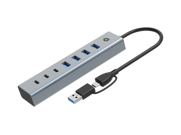 Conceptronic HUBBIES20G gränssnittshubbar USB 3.2 Gen 1 (3.1 Gen 1) Type-C 5000