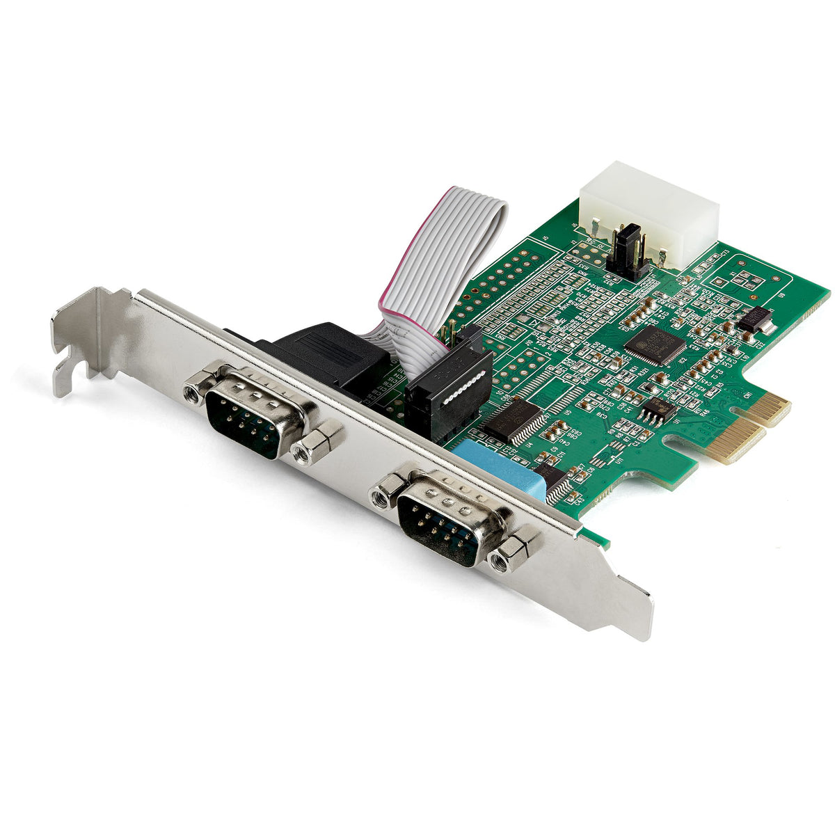StarTech.com PCI Express RS232 seriell kortadapter med 2 portar