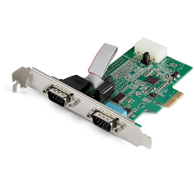 StarTech.com PCI Express RS232 seriell kortadapter med 2 portar